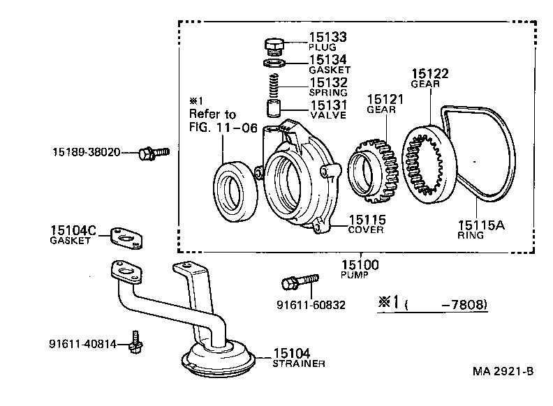 15100-38020 PUMP ASSY, OIL product image