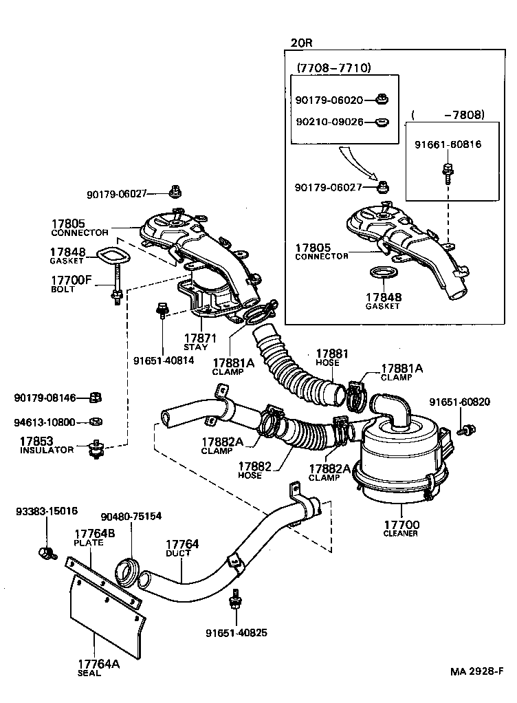 17700-56151 CLEANER ASSY, AIR product image