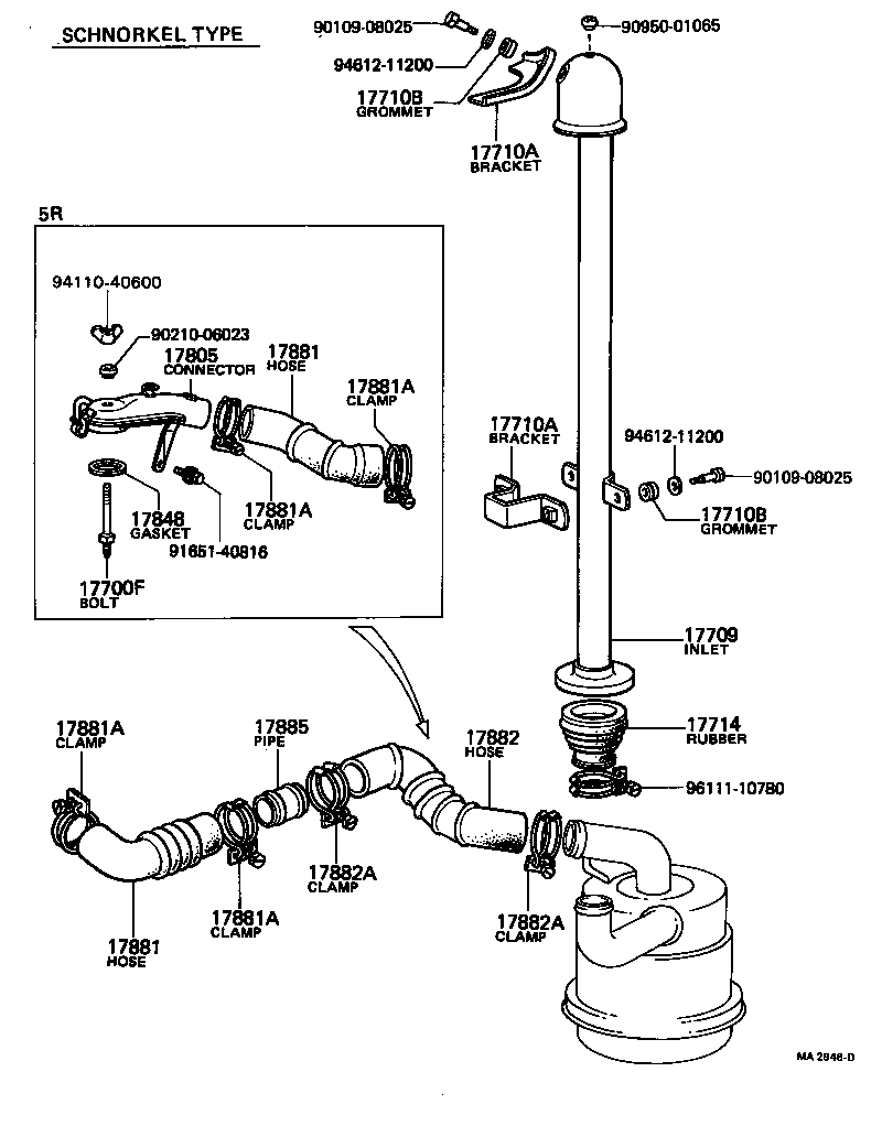 17700-56290 CLEANER ASSY, AIR product image