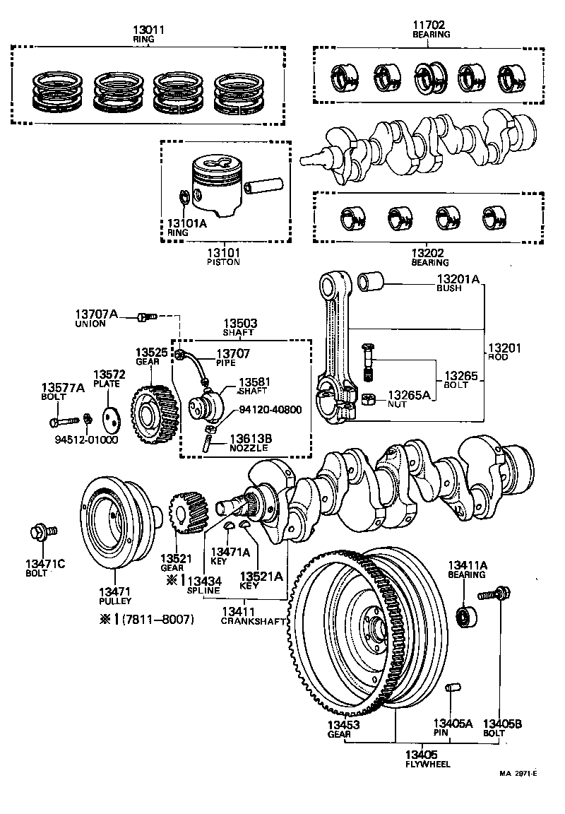 13572-48010 PLATE, IDLE GEAR THRUST product image