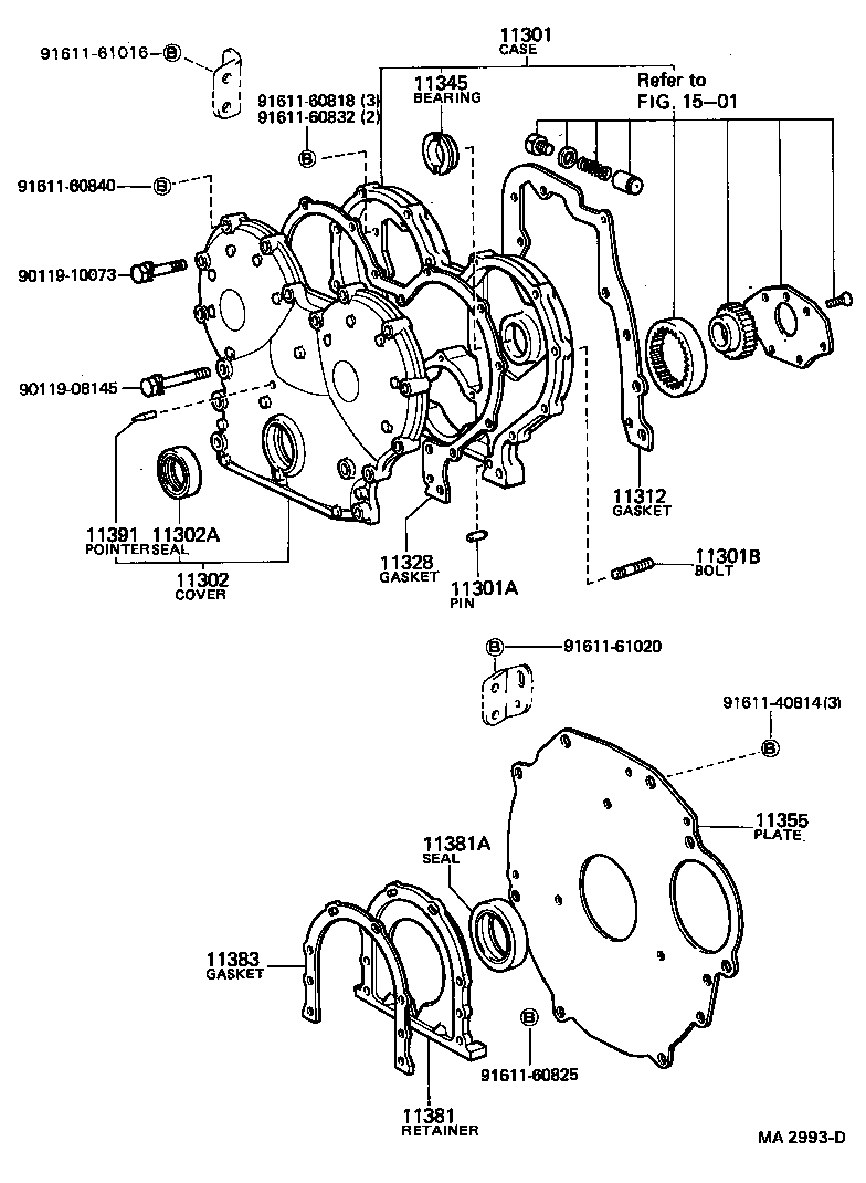 90311-50006 SEAL, OIL(FOR TIMING CHAIN OR BELT COVER) product image