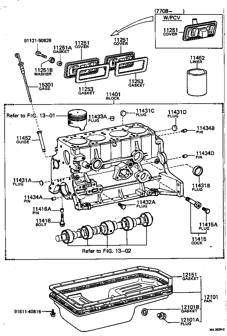 11452-48010 GUIDE, OIL LEVEL GAGE product image