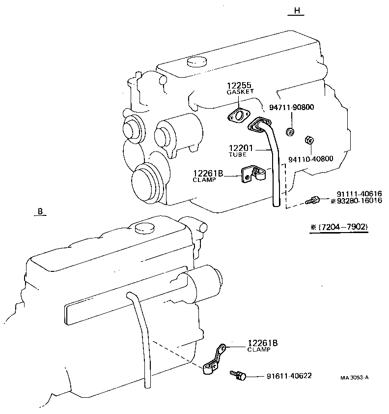 12204-51012 VALVE SUB-ASSY, VENTILATION product image