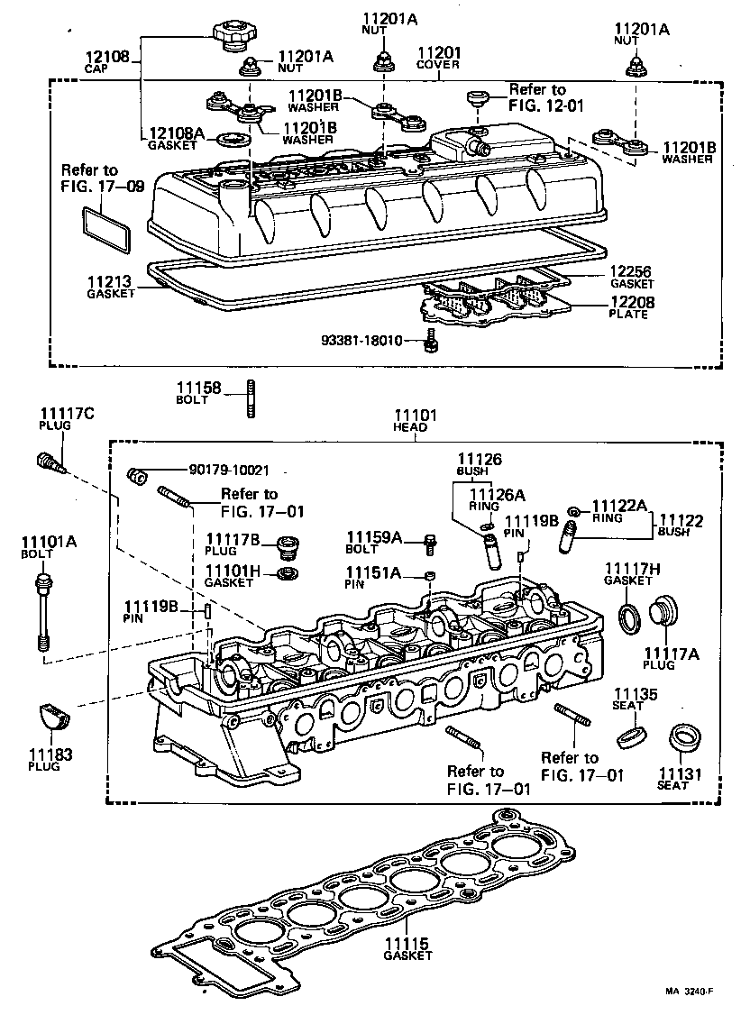 11101-59075 HEAD SUB-ASSY, CYLINDER product image