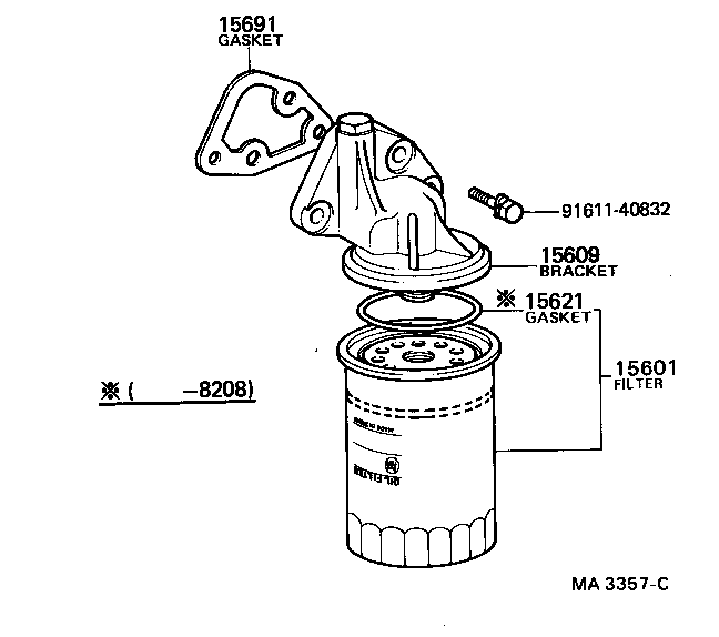 15310-44010 VALVE SUB-ASSY, OIL PRESSURE product image