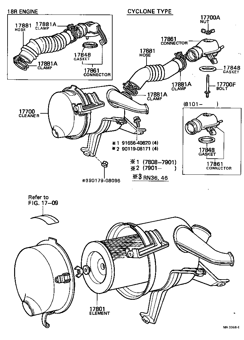 17705-34142 CAP SUB-ASSY, AIR CLEANER product image