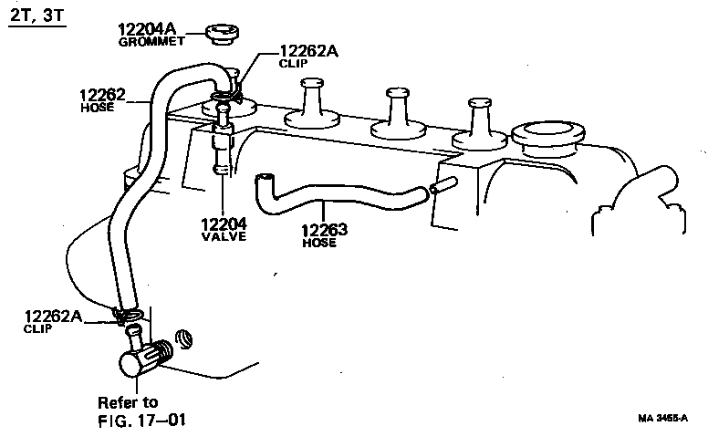 12204-45010 VALVE SUB-ASSY, VENTILATION product image