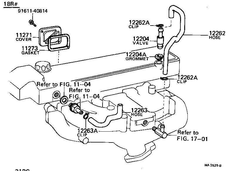 12204-45010 VALVE SUB-ASSY, VENTILATION product image