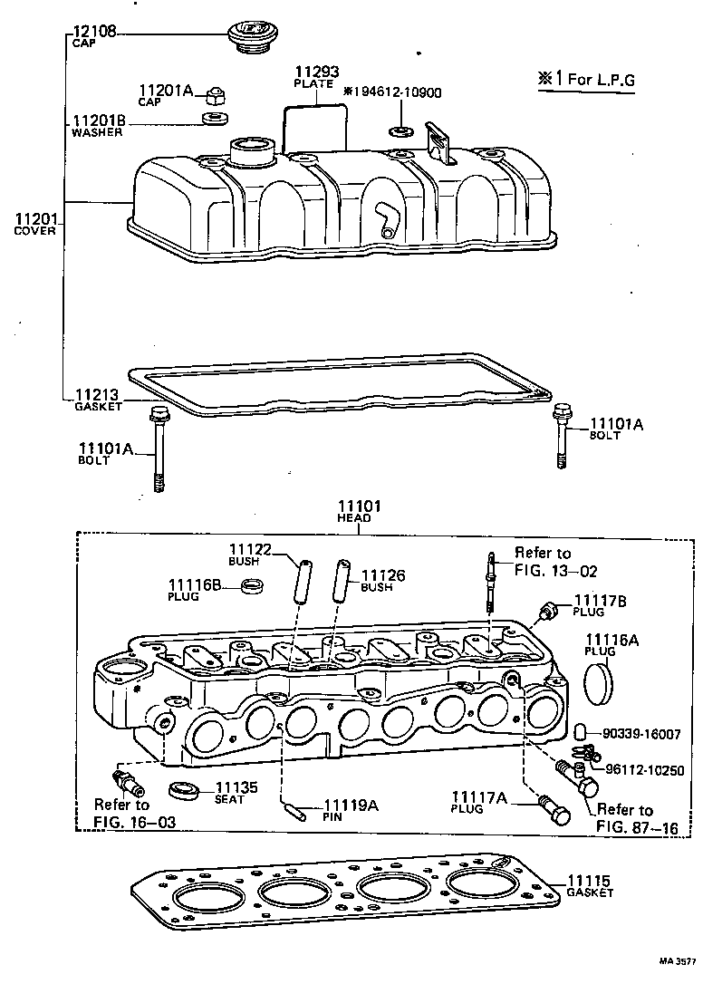 90345-53028 PLUG, W/HEAD TAPER SCREW, NO.1 product image