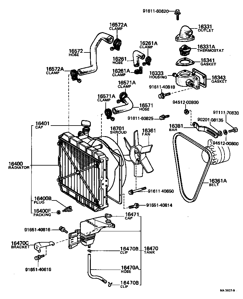 90301-31001 RING, O(FOR WATER OUTLET HOUSING) product image