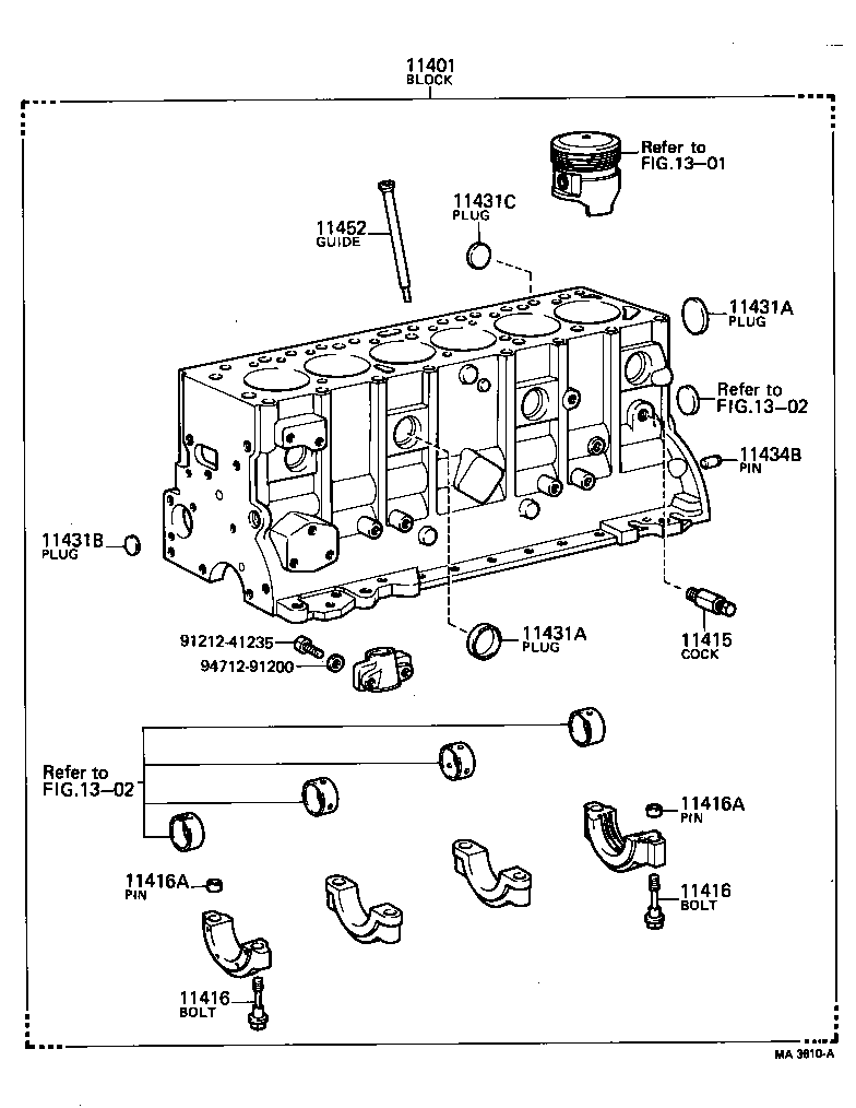 11452-60012 GUIDE, OIL LEVEL GAGE product image