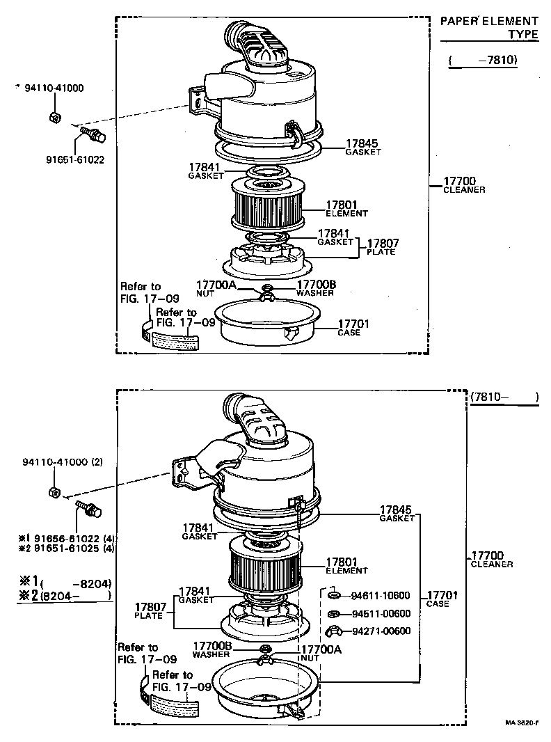 17700-44331 CLEANER ASSY, AIR product image