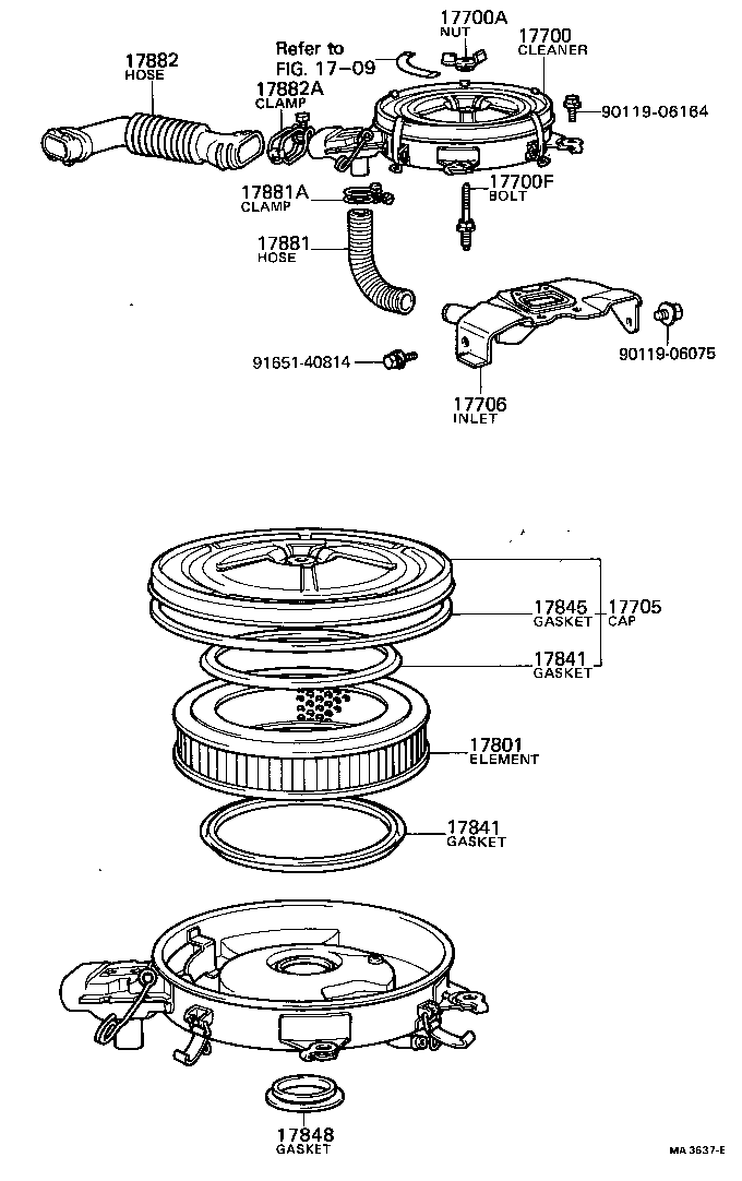 96111-10460 CLAMP(FOR AIR CLEANER HOSE, NO.1) product image