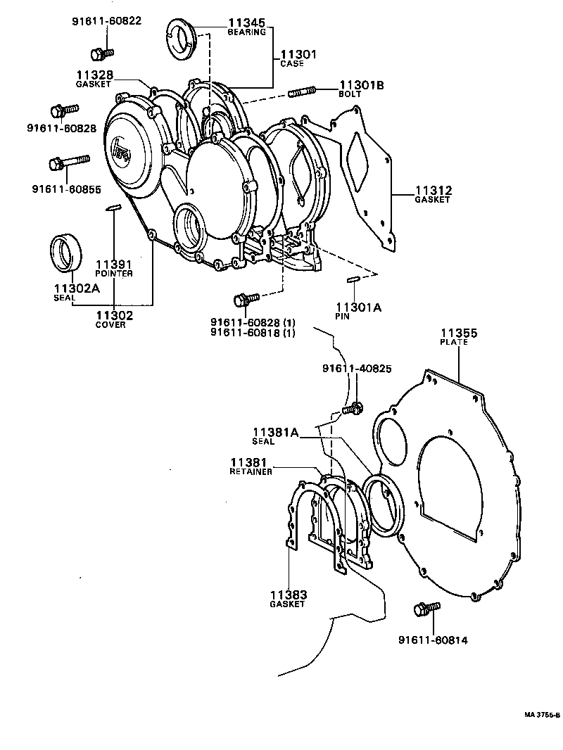 90311-50006 SEAL, OIL(FOR TIMING CHAIN OR BELT COVER) product image
