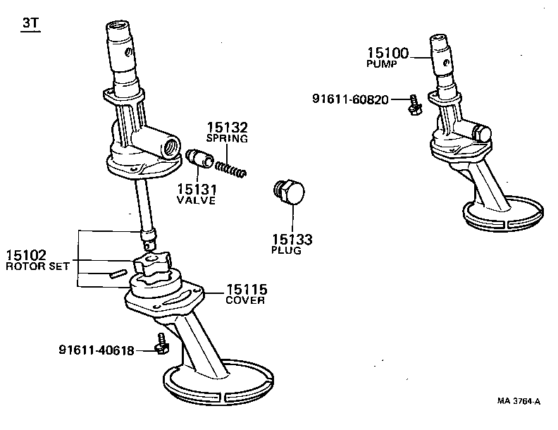 15012-41030 COVER SUB-ASSY, OIL PUMP product image