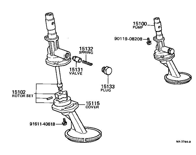 15149-54011 GASKET(FOR OIL STRAINER) product image