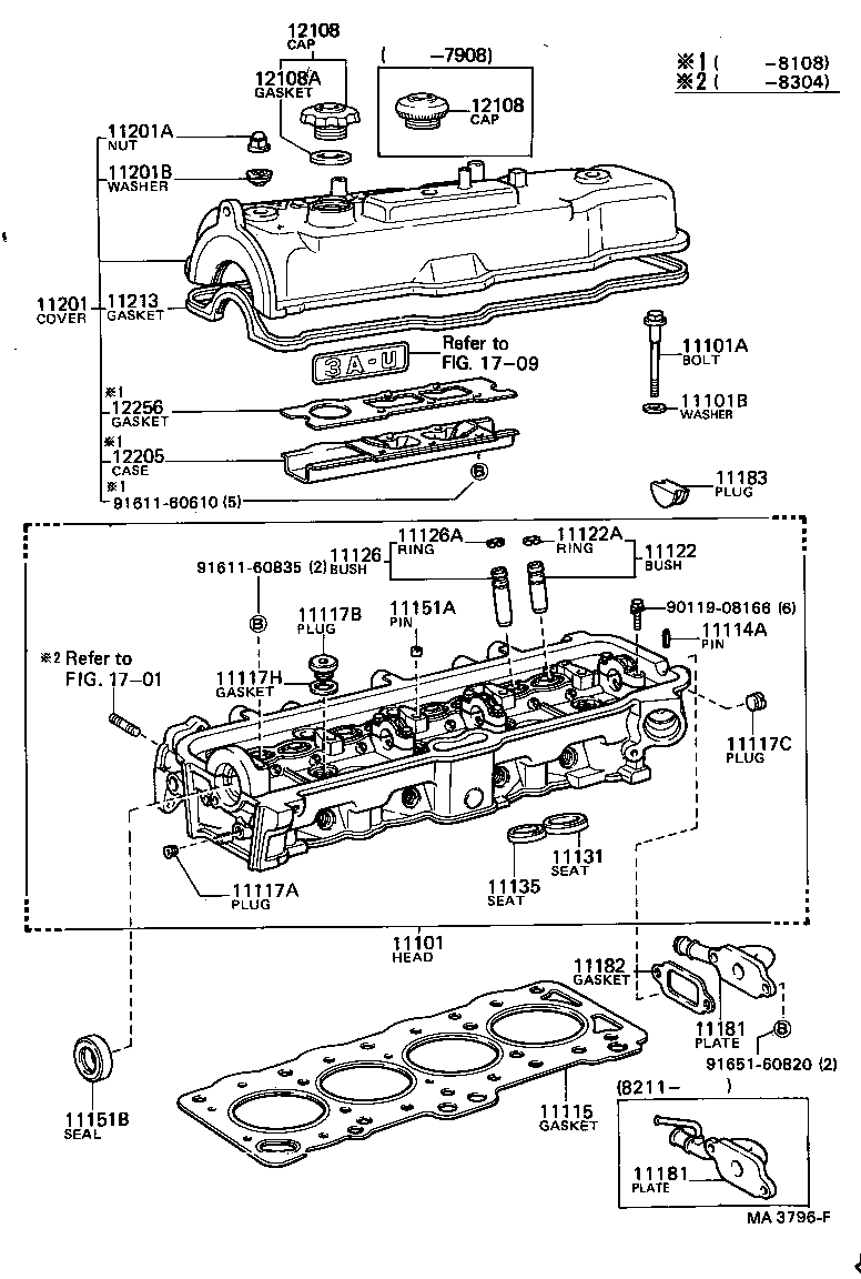 11101-19095 HEAD SUB-ASSY, CYLINDER product image