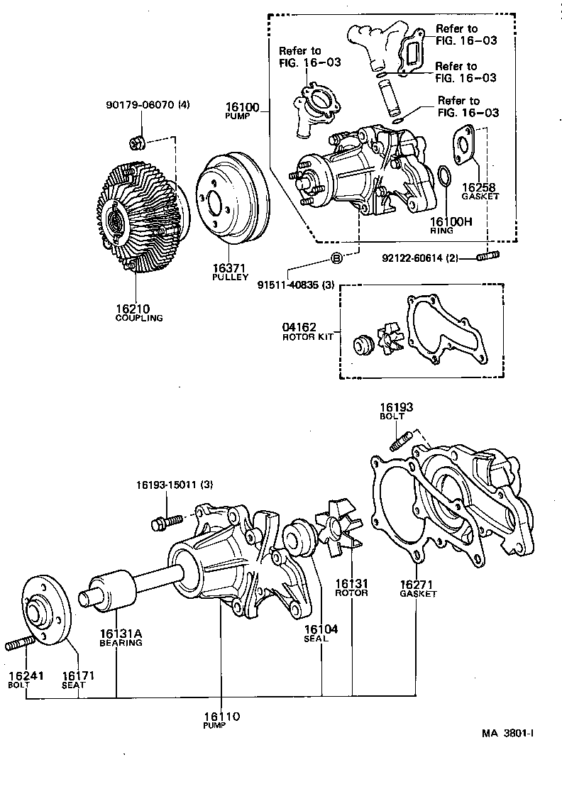 16193-13020 BOLT, STUD(FOR WATER PUMP COUPLING) product image