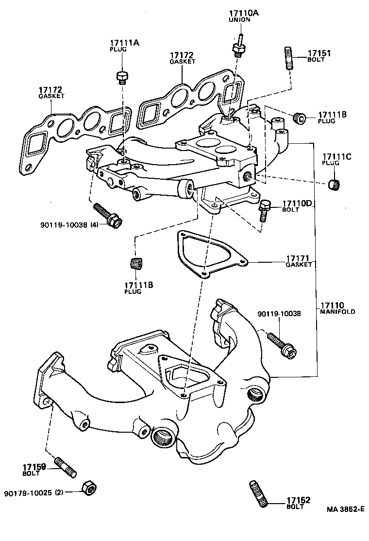 17109-88263 TANK, INTAKE AIR SURGE product image