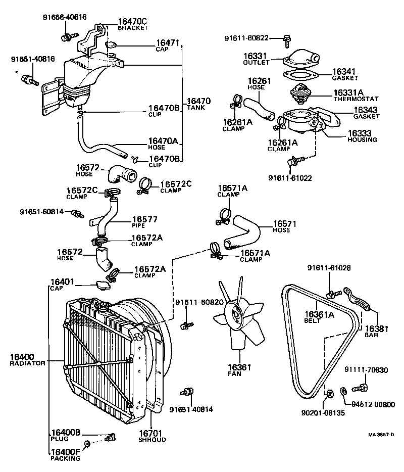 90301-31001 RING, O(FOR WATER OUTLET HOUSING) product image