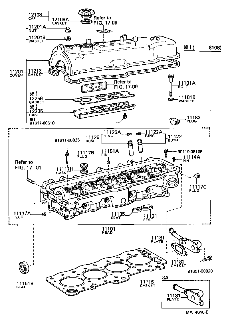 11101-19085 HEAD SUB-ASSY, CYLINDER product image