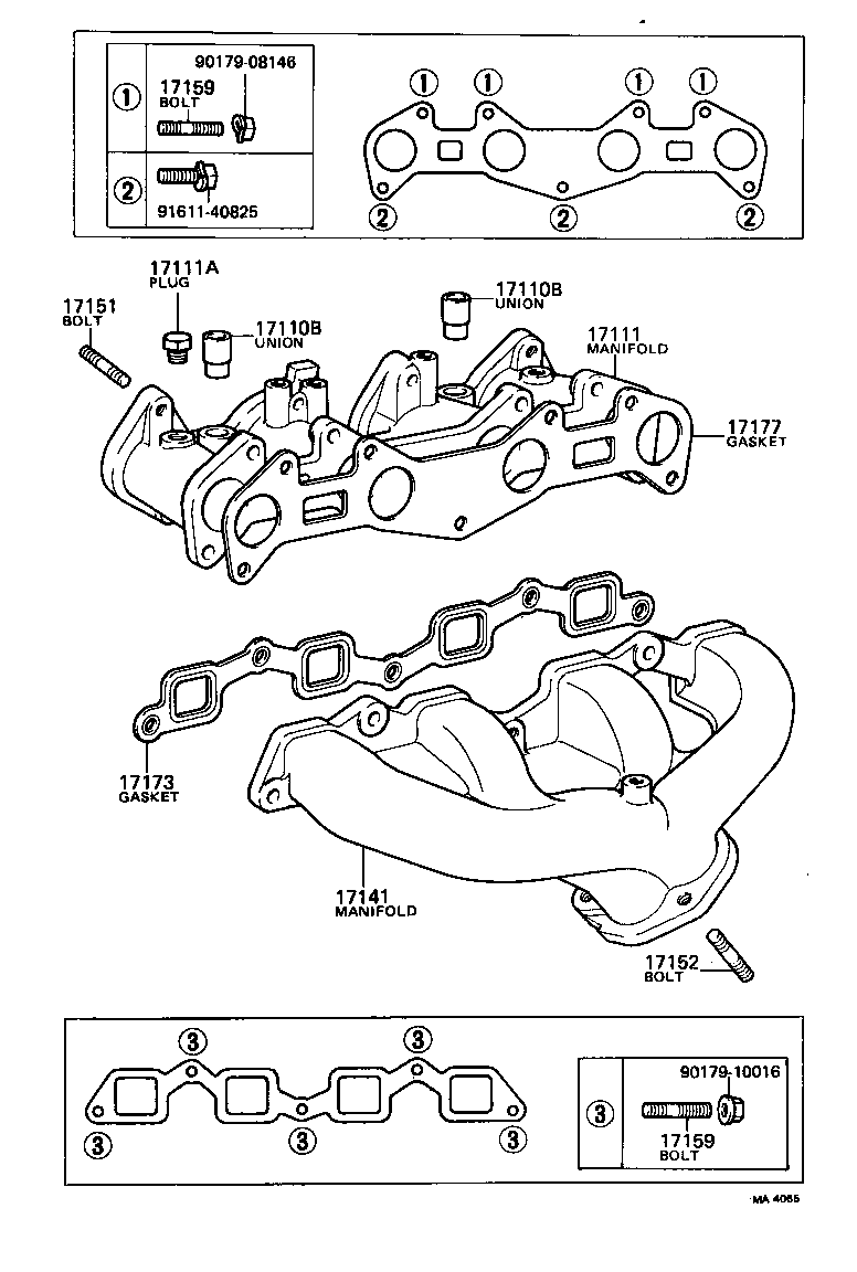 16347-41011 GASKET, WATER BY-PASS product image