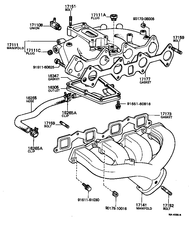 17109-88263 TANK, INTAKE AIR SURGE product image
