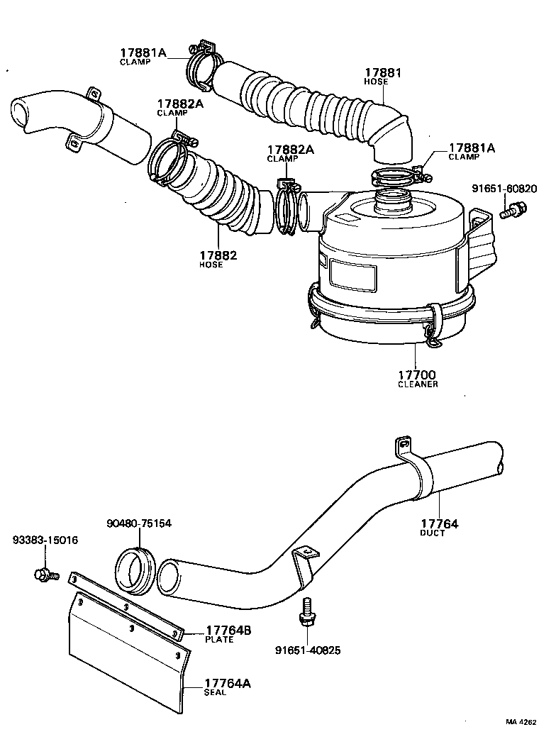 17700-56151 CLEANER ASSY, AIR product image