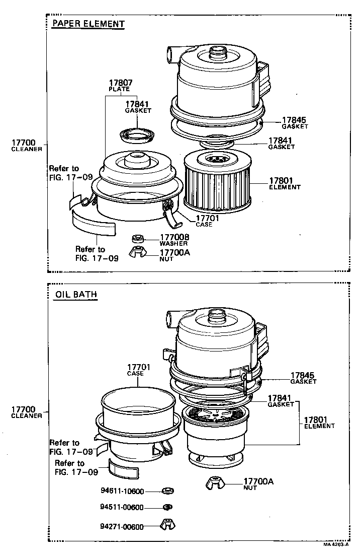17700-56151 CLEANER ASSY, AIR product image