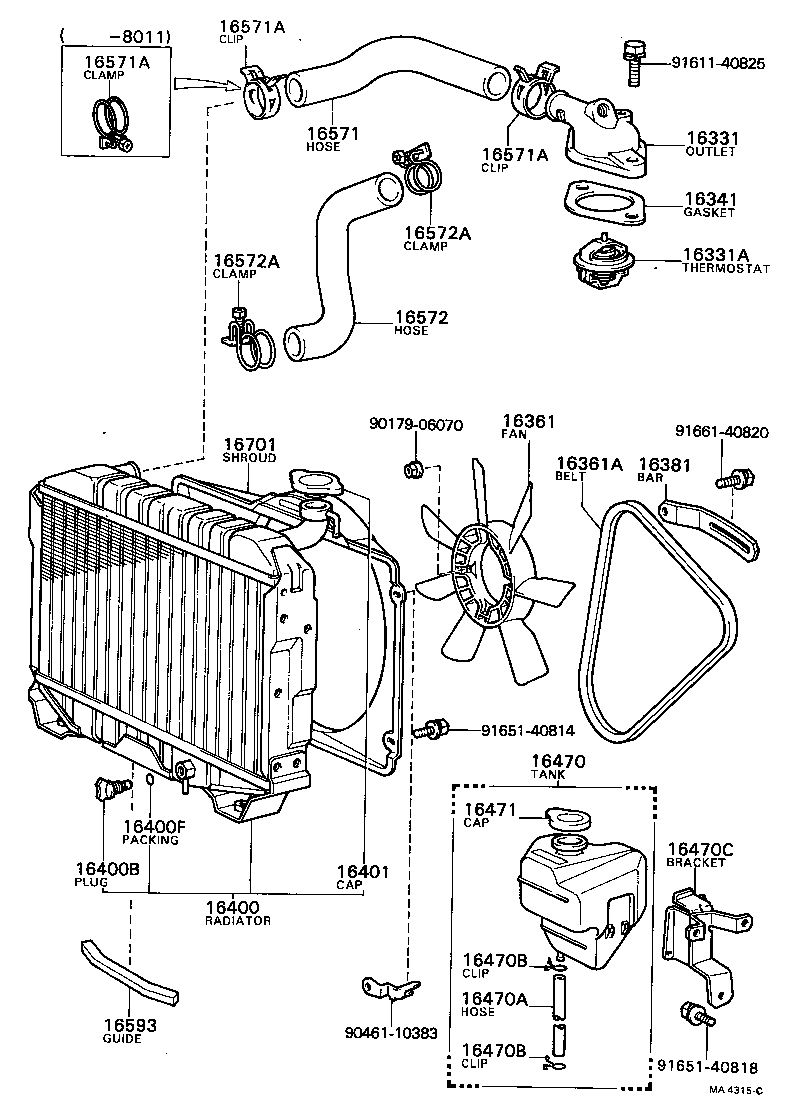 16331-26020 OUTLET, WATER product image
