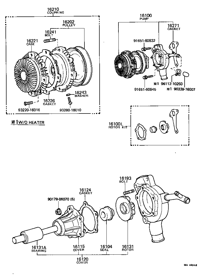 16210-54020 COUPLING ASSY, FLUID product image