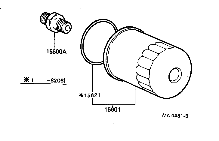 15677-64030 BRACKET SUB-ASSY, OIL FILTER product image
