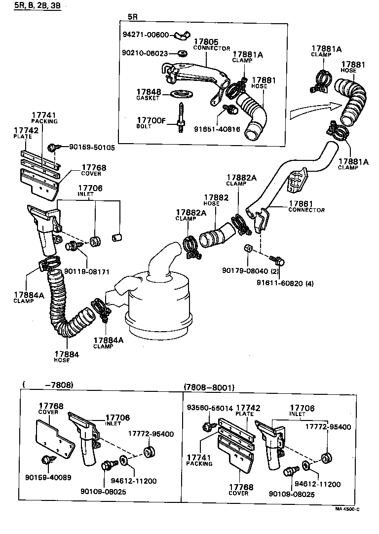 17700-44331 CLEANER ASSY, AIR product image