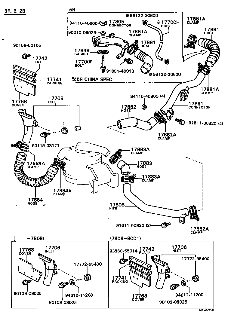 17700-44331 CLEANER ASSY, AIR product image