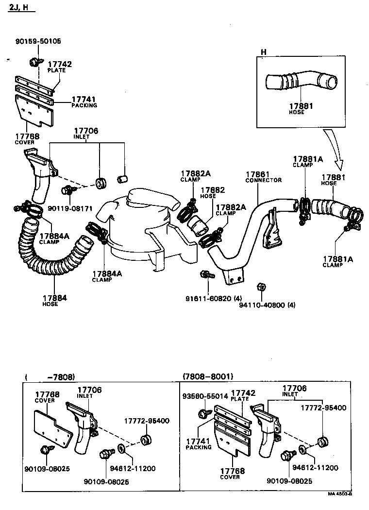 17700-44331 CLEANER ASSY, AIR product image