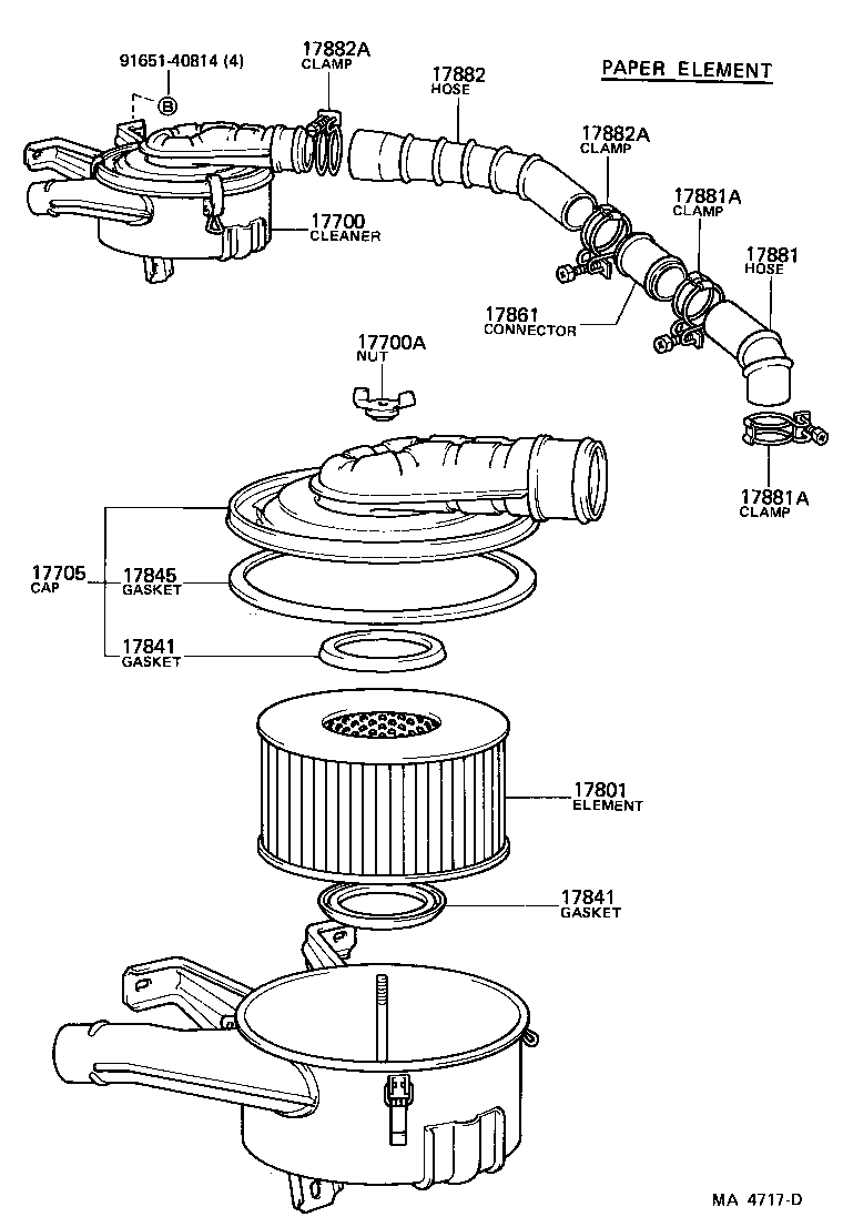 17700-68151 CLEANER ASSY, AIR product image