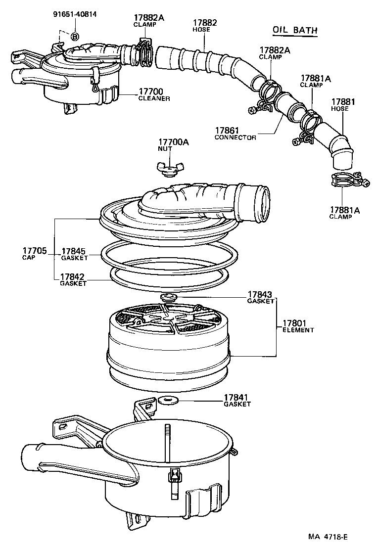 17700-68151 CLEANER ASSY, AIR product image
