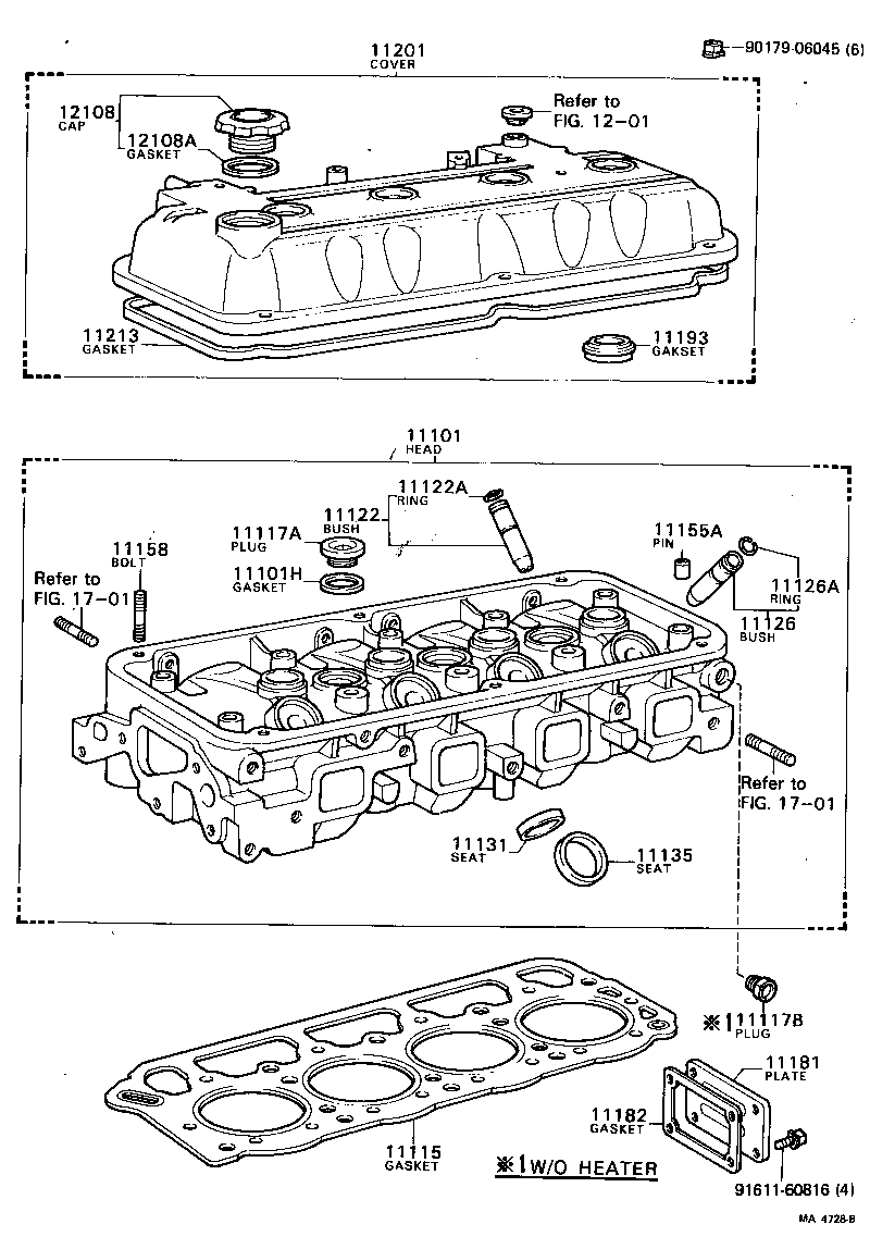 12108-13010 CAP SUB-ASSY, OIL FILLER product image
