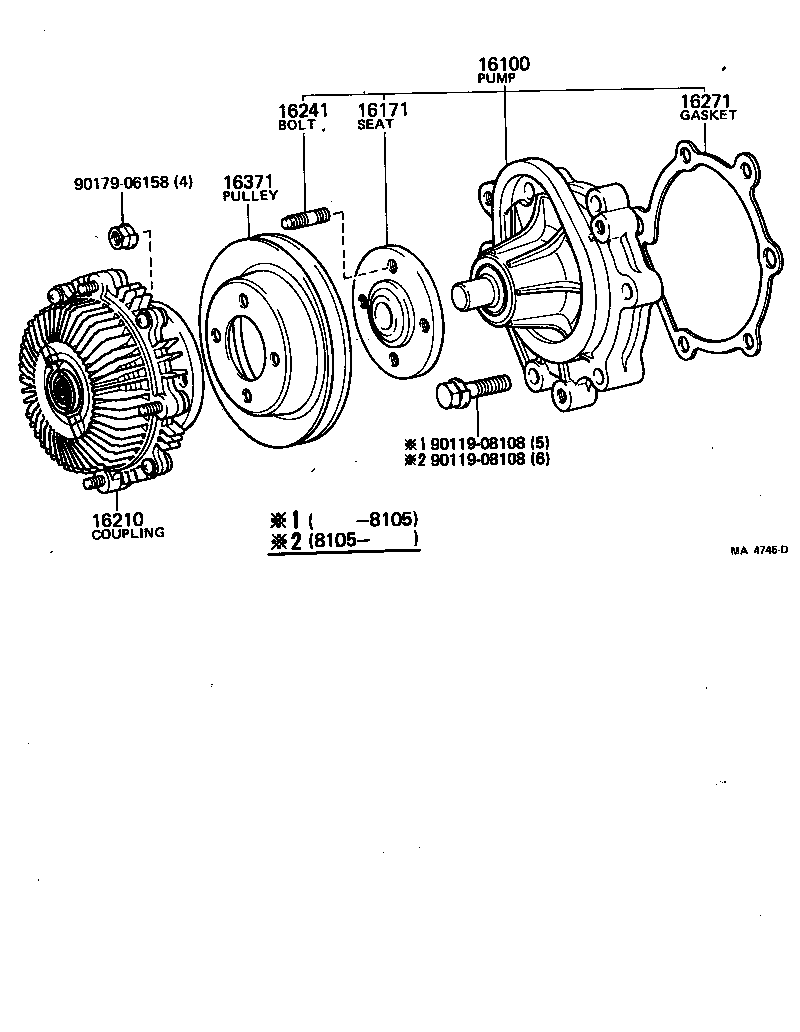 16210-54020 COUPLING ASSY, FLUID product image