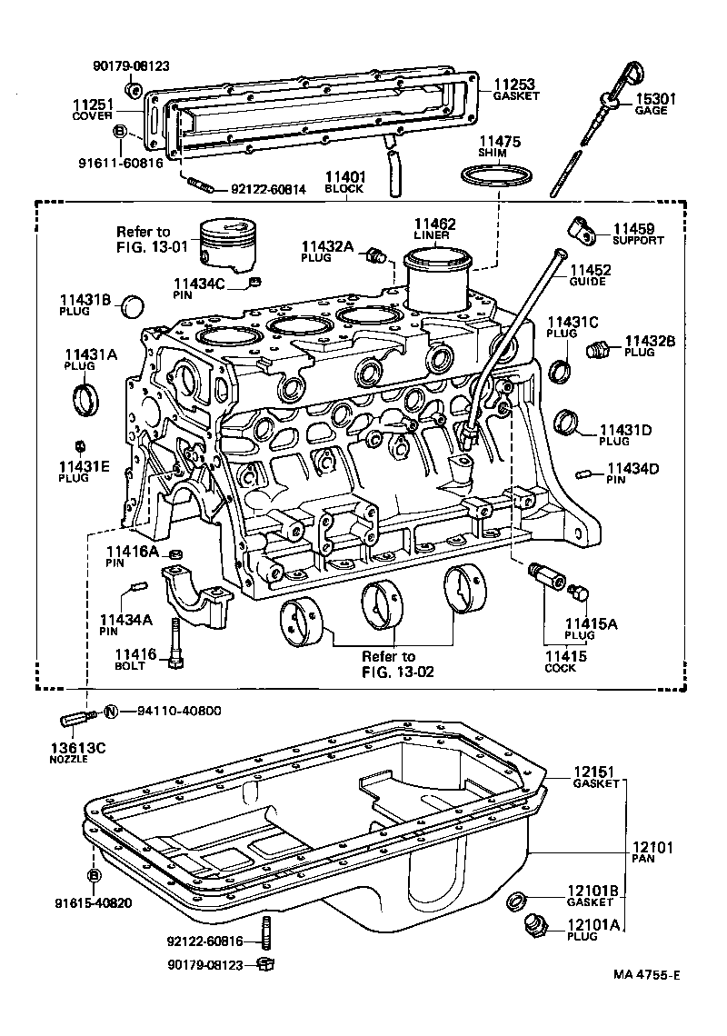 11452-41010 GUIDE, OIL LEVEL GAGE product image