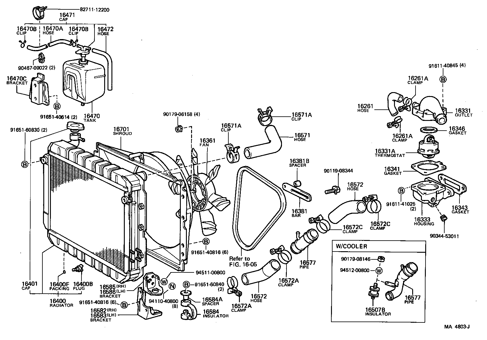 16323-68040 HOUSING, WATER INLET product image