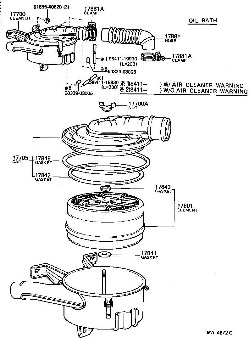 17700-68151 CLEANER ASSY, AIR product image