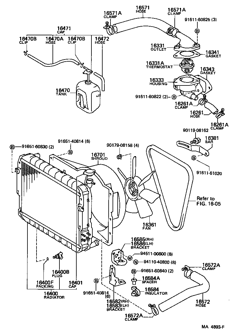 16323-68040 HOUSING, WATER INLET product image