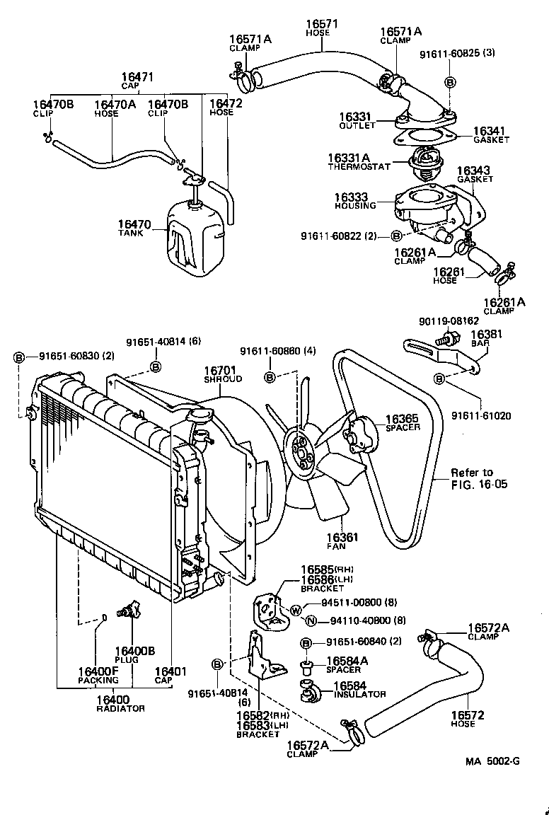 16323-68030 HOUSING, WATER INLET product image