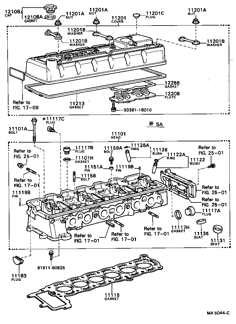 11123-54010 BUSH, INTAKE VALVE GUIDE product image