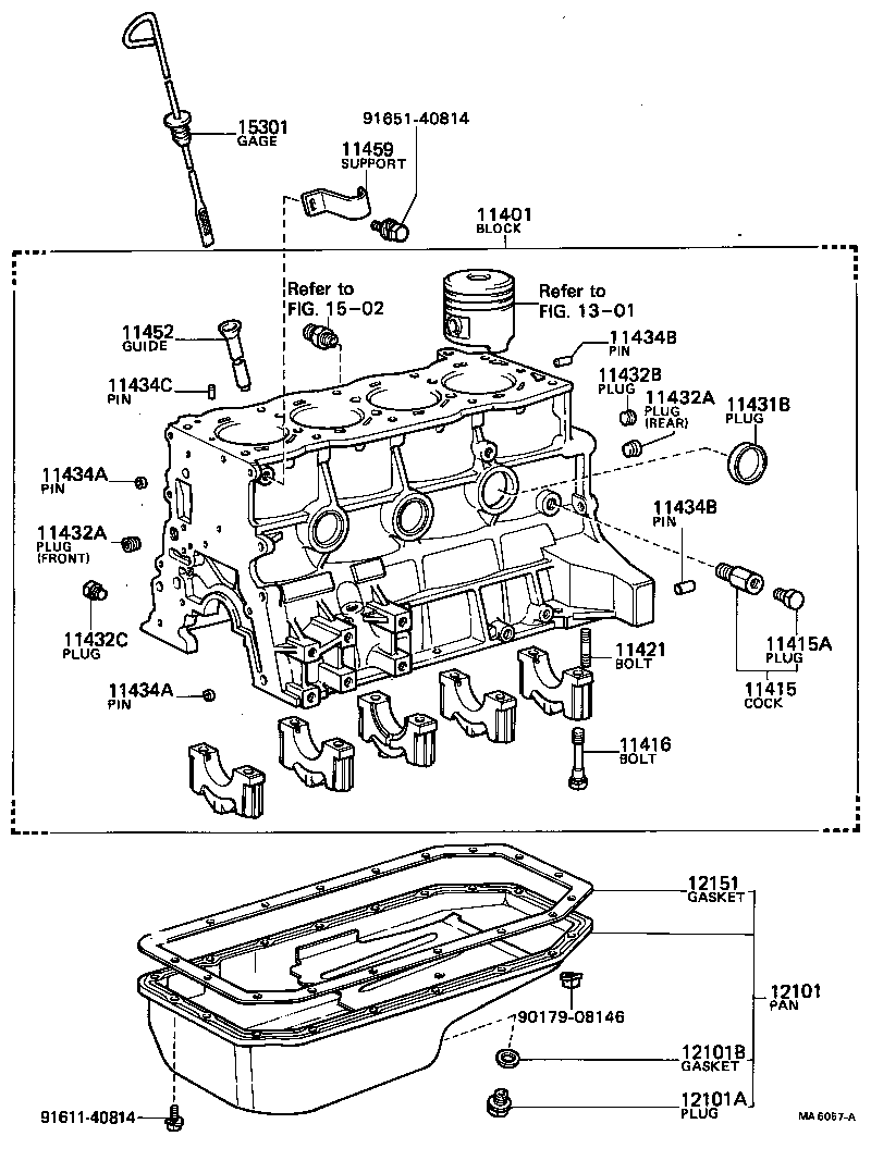 11452-41010 GUIDE, OIL LEVEL GAGE product image