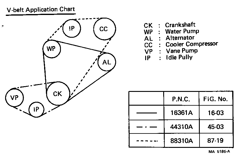 16261-60011 HOSE, WATER BY-PASS product image