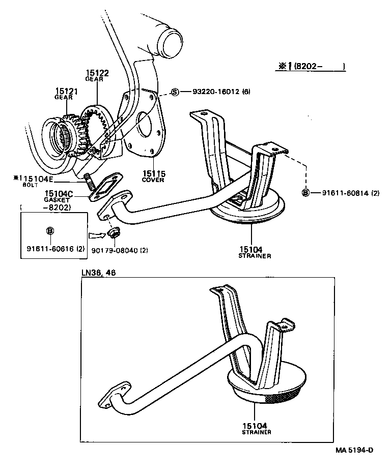 15100-34020 PUMP ASSY, OIL product image