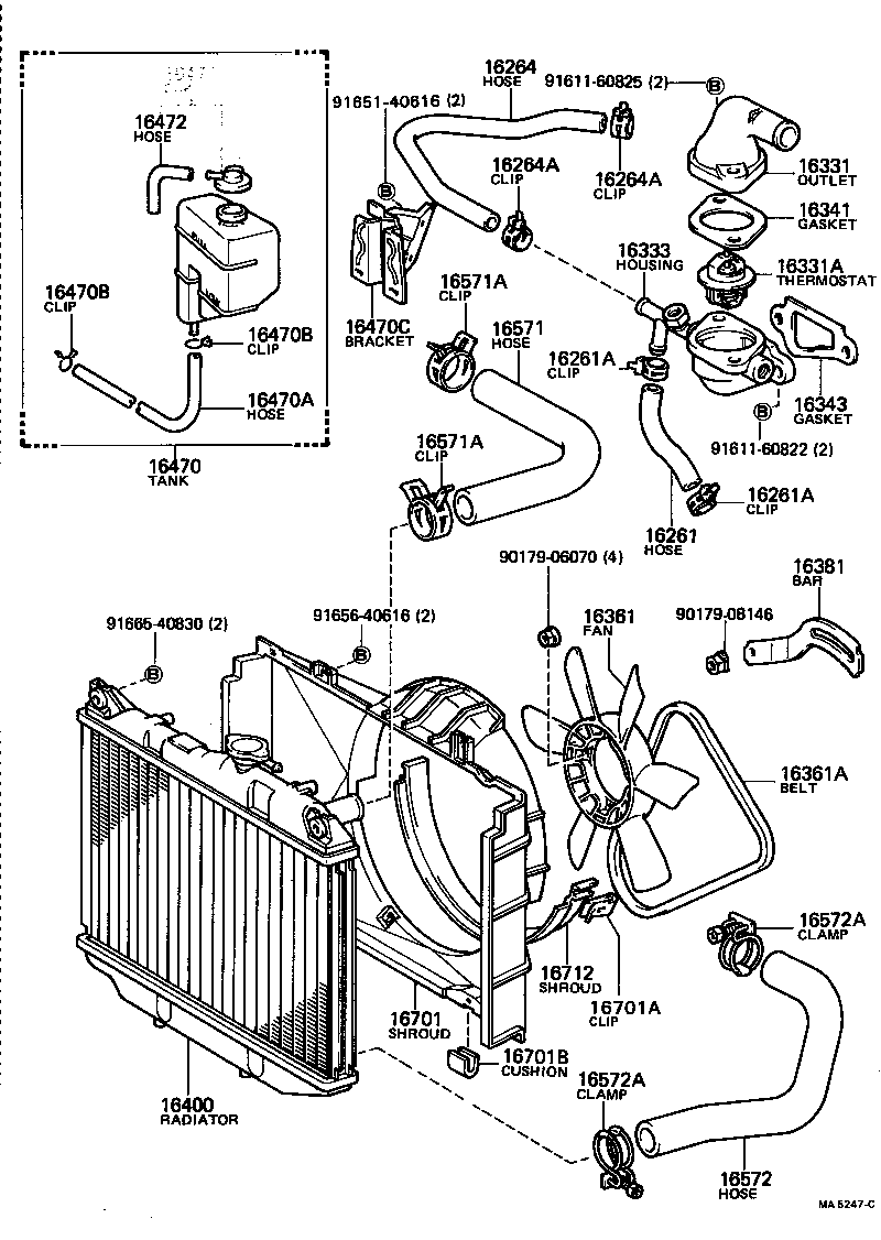16321-70010 INLET, WATER product image