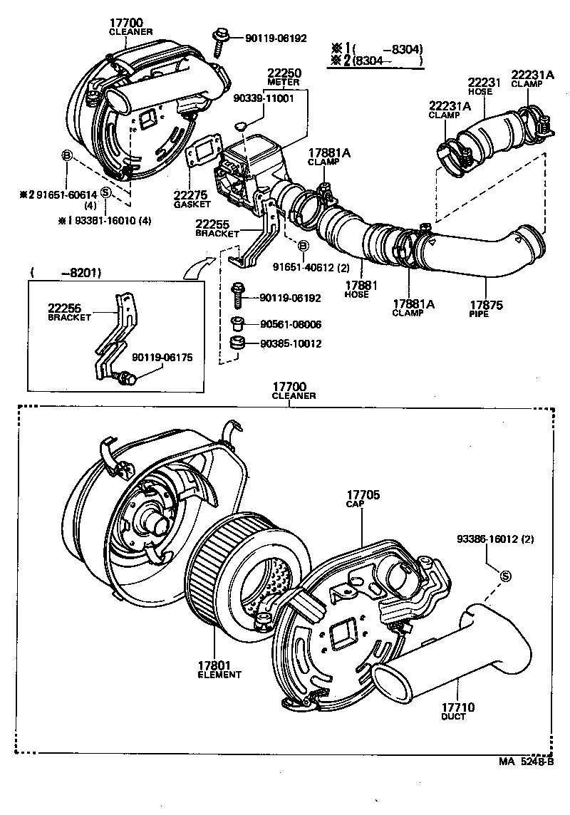 17700-28080 CLEANER ASSY, AIR product image